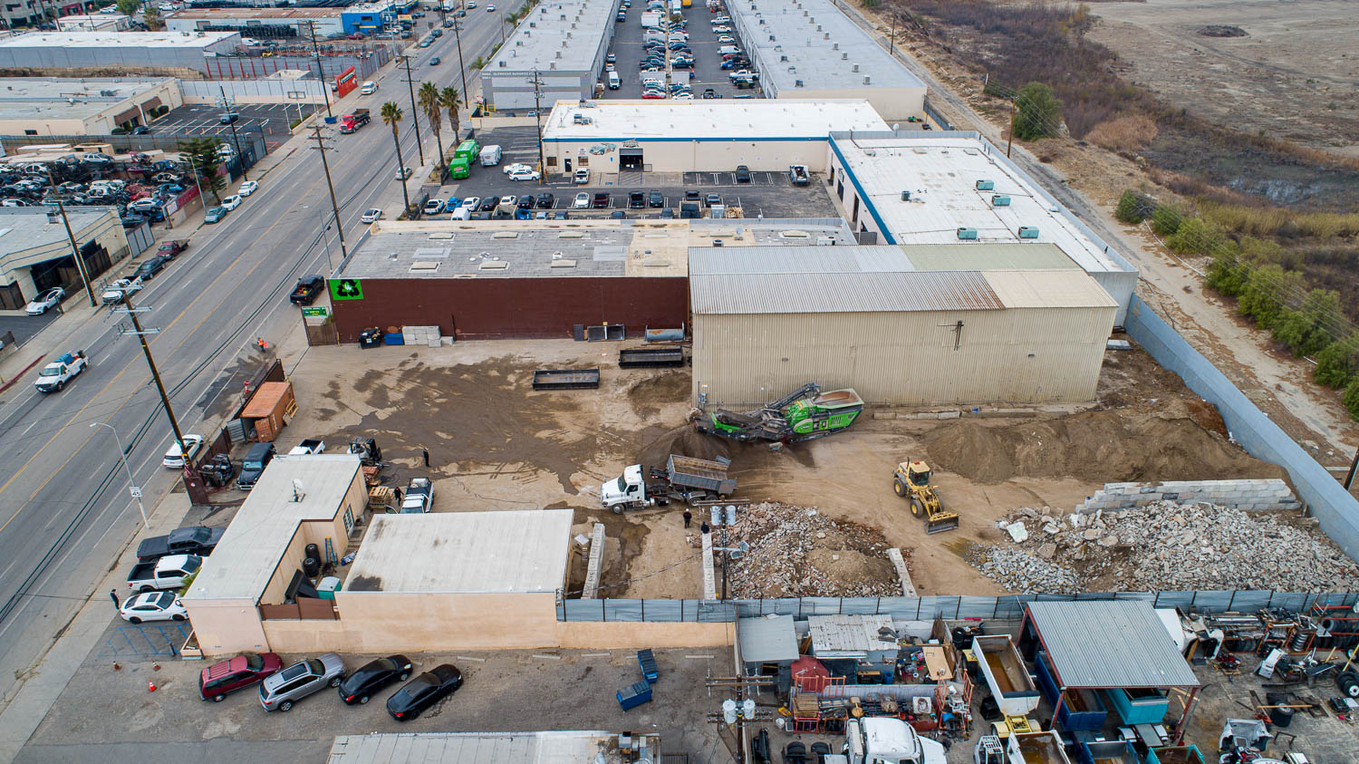 Industrial Yard Space for Lease in Sun Valley  -  5,473+/- Sq.Ft.
