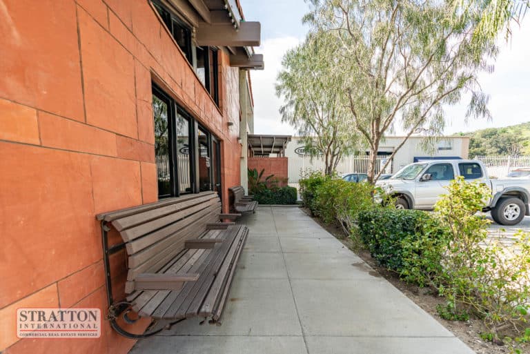parking and benches - Evergreen Animal Care Center building for sale in Newhall, CA