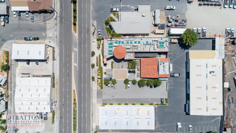 aerial view - Evergreen Animal Care Center building for sale in Newhall, CA