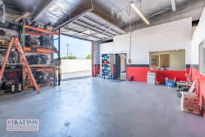 garage of industrial building for sale or lease in Upland, CA